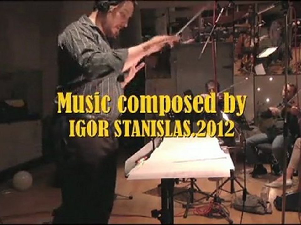 IGOR STANISLAS MUSIC recording a movie score with orchestral
