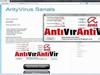 Avira activation tool