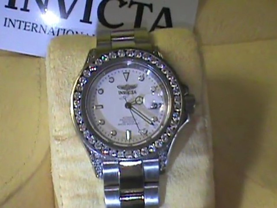 Custom! INVICTA/ROLEX Hybrid! Channel Bezel,Sides,Lugz/Shoulders.BY BLUE FLAME DIAMONDS