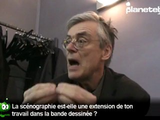 François Schuiten en interview sur PlaneteBD.com