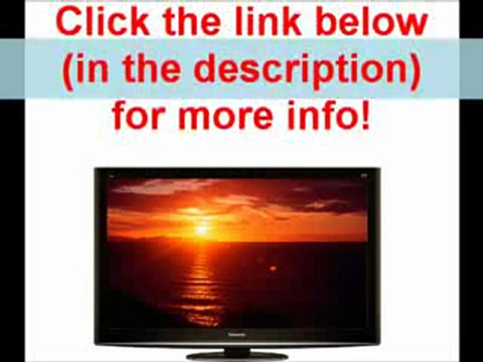 FOR SALE Panasonic VIERA TC-P65ST30 65-Inch 1080p 600 Hz 3D Plasma HDTV