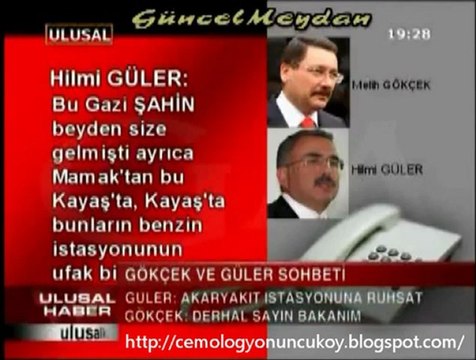 Melih Gökçek ve AKP yolsuzlukları ses kayıtları