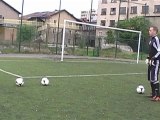 echauffement 3 gardien de but football goalkeeper training