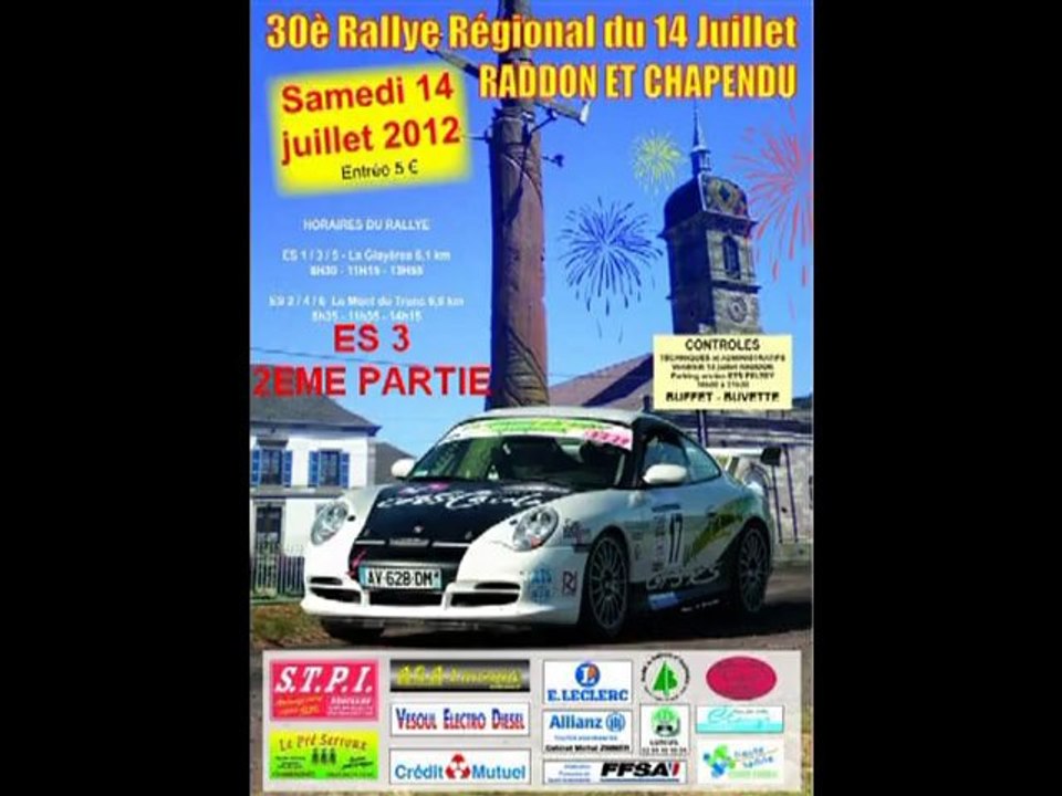 30 EME RALLYE DU 14 JUILLET ES 3 2 EME PARTIE
