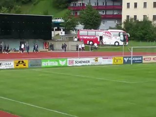 Η αποστολή του Ολυμπιακού φτάνει στο Σβατς