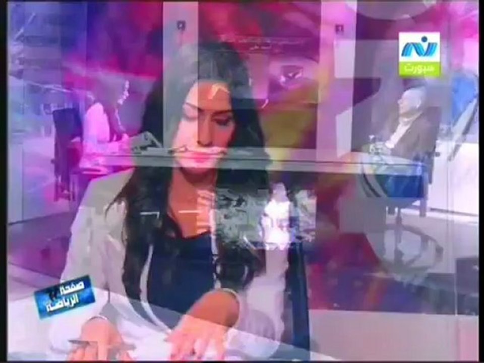 الجزء الاول الاعلاميه هبه ماهر فى صفحه الرياضه مع عبدالله جورج