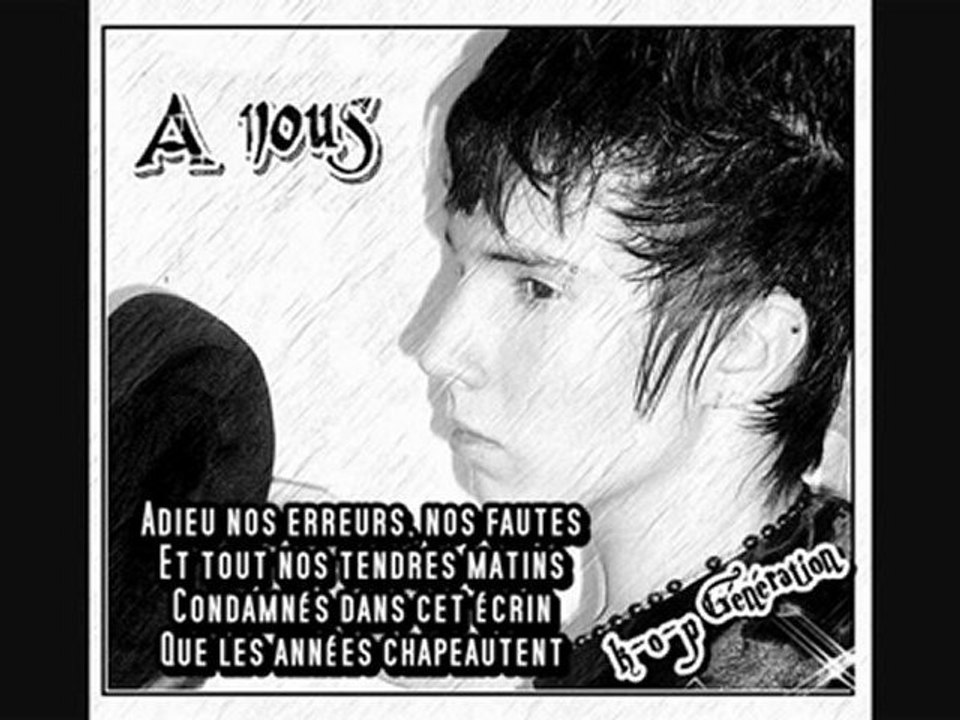 K-o-p Génération - A Nous ( Lyrics Vidéo )