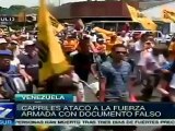 Oposición venezolana realiza marcha en Caracas