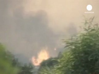 El fuego obliga a evacuar a 500 personas en Cerdeña
