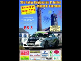 30 EME RALLYE DU 14 JUILLET ES 5