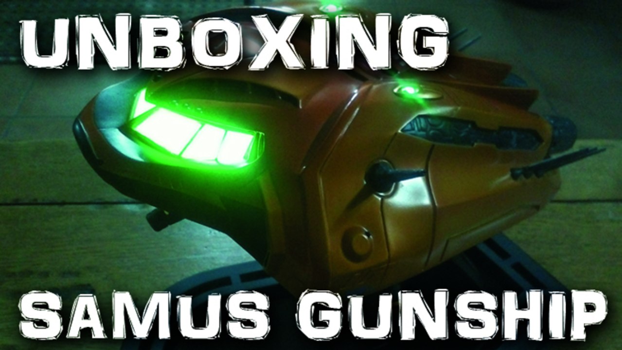 Unboxing Samus Gunship collector