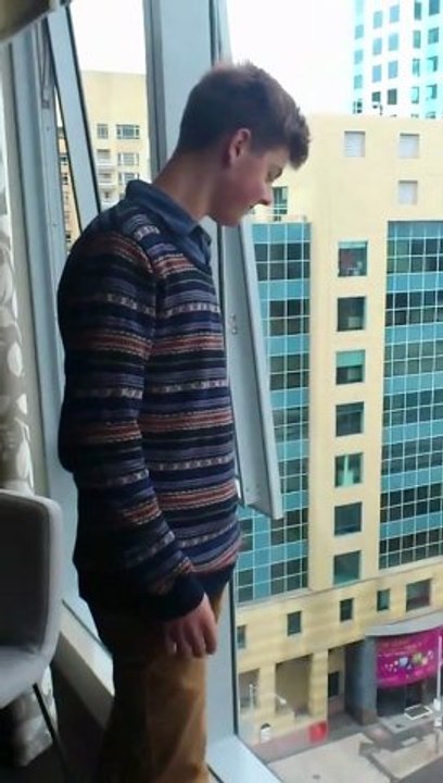 Justin Bieber à l'hôtel