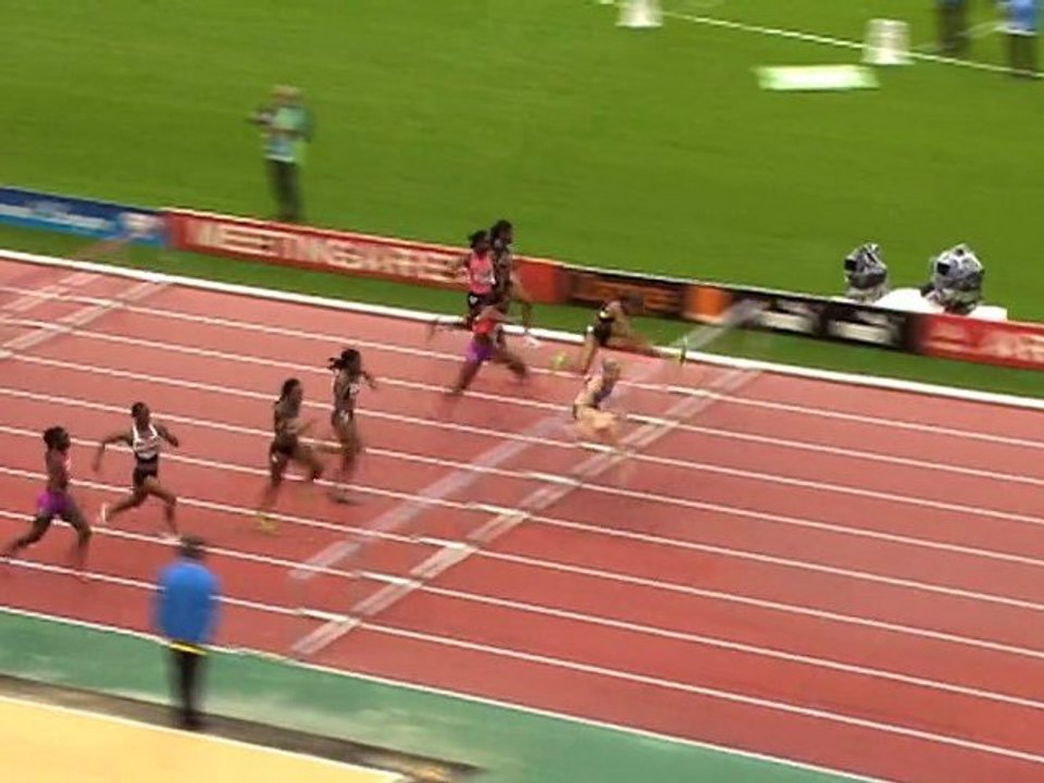 Le 100 m haies femmes du MEETING AREVA