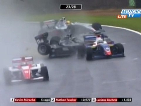 FIA Formula 2 2012 Brands Hatch Restart Crash