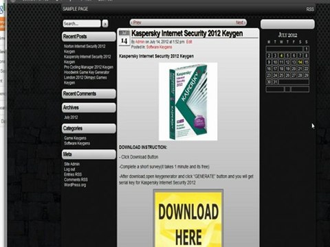 Serial Key For Kaspersky Internet Security 2012