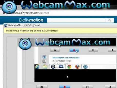 Capturer votre écran grâce à WebcamMax.