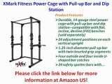 NEW XMark Fitness Power Cage with Pull-up Bar and Dip Station