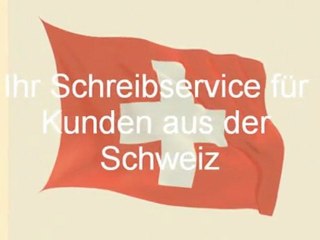 fastNOTE SchreibService für Kunden aus der Schweiz