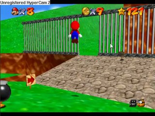 super mario 64 course1 all secret