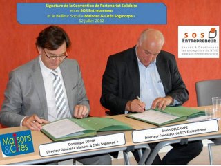 FRANCE BLEU NORD avec Maisons & Cités Soginorpa et SOS Entrepreneur