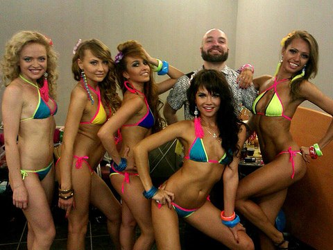 Go-Go Dancers The ROX на ток-шоу Каникулы в Мексике на MTV