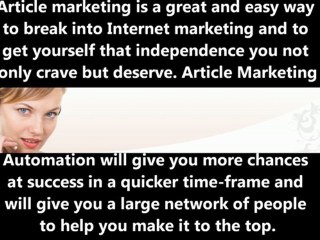 Article Marketing Automation The Time-Oppressed Marketers Answer