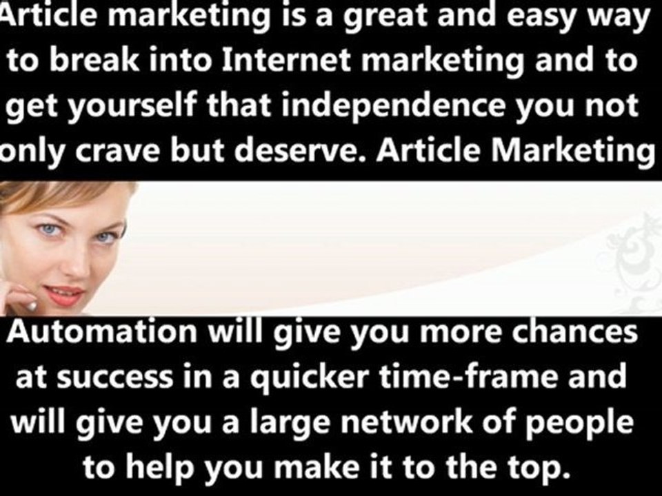 Article Marketing Automation The Time-Oppressed Marketers Answer