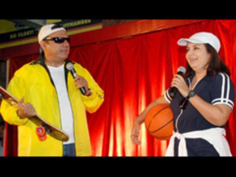 Boman & Farah Fights @ Shirin Farhad Ki Toh Nikal Padi Second Poster Launch