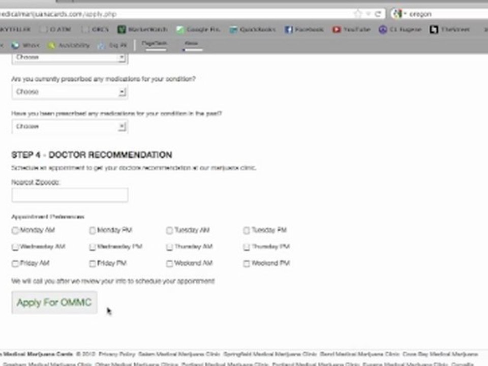 Albany, Oregon Medical Marijuana Clinic |  Apply Online