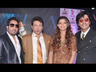 Shekhar Suman, Chunky Pandey and Mika Singh @ 'Laugh India Laugh' Show Launch