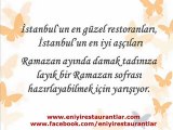 İftar Yemek,İstanbul İftar Restaurant,İftar Mekanları,İftar Restaurantları,
