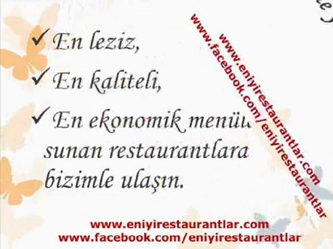 İftar Mekanları,İstanbul İftar Mekanları,Anadolu Yakası İftar Mekanları,İftar Menüleri