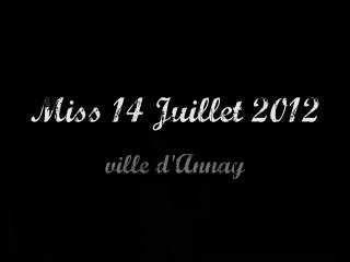 Miss 14 Juillet 2012 - Ville d'Annay