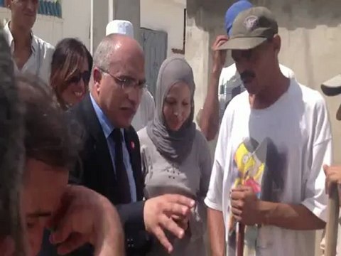 وزير النقل السيد عبد الكريم الهاروني يزور الأحد المعقولة و تبرسق