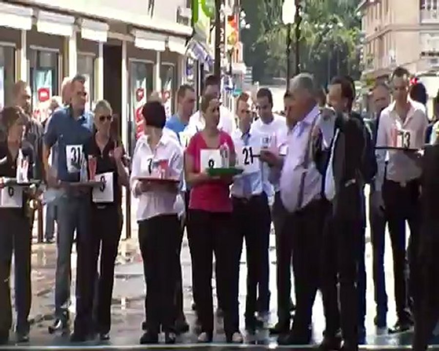 Beauvais : Course de garçons de café