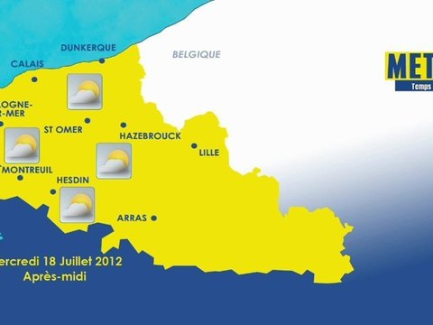 Opal'TV - La météo pour le mercredi 18 juillet 2012