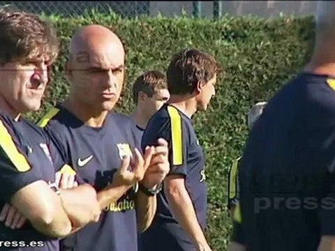 Primer entrenamiento del Barça tras las vacaciones