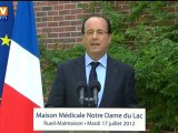 Santé : François Hollande veut diversifier l'offre de soins pallaitifs