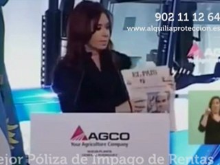 Cristina Kirschner insulta a de Guindos | Alquilia |
