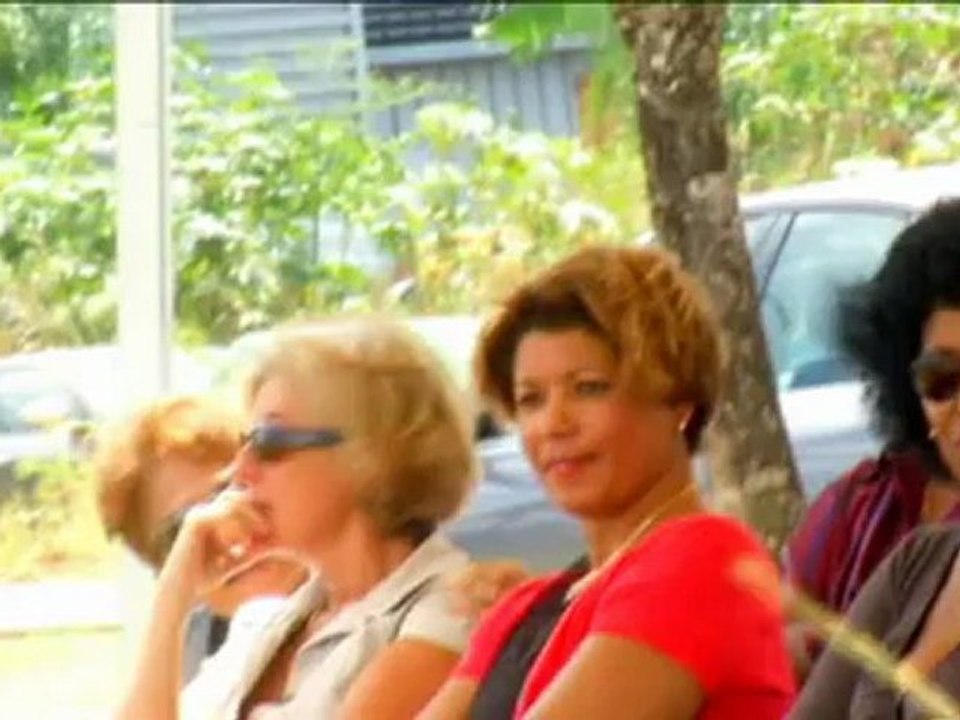 Pose de la première pierre du Rectorat de la Guadeloupe