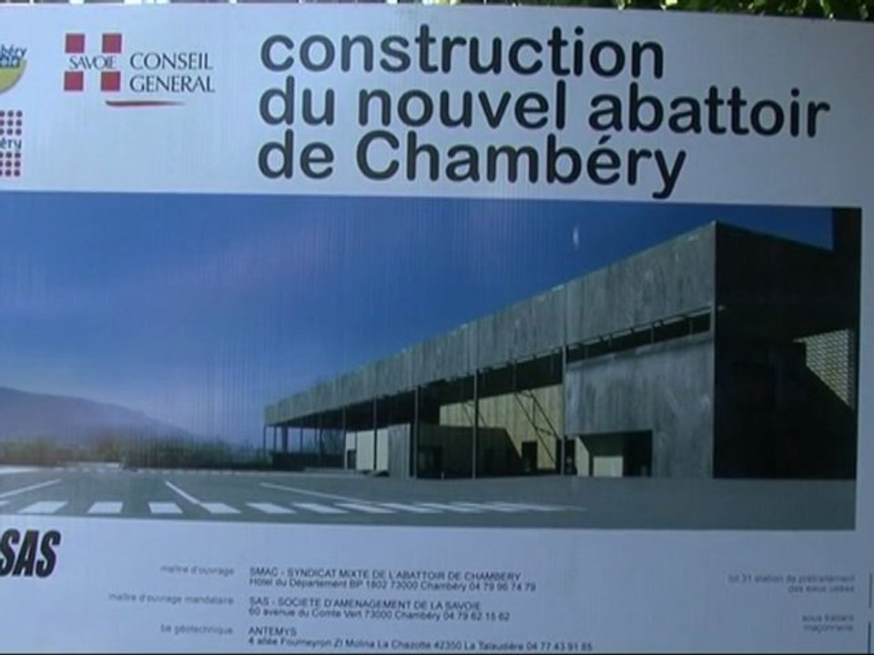 Vers un nouvel abattoir à Chambéry