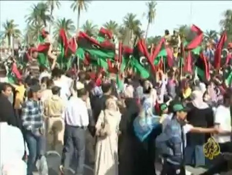 ردود فعل الشارع الليبي على مقتل القذافي