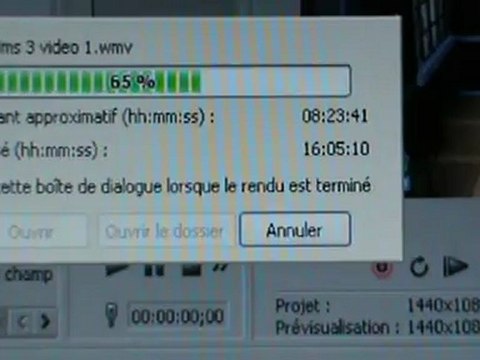 HELP !! Besoin d'aide S.V.P !!! Attente du rendu sur Sony Vegas trop Long !