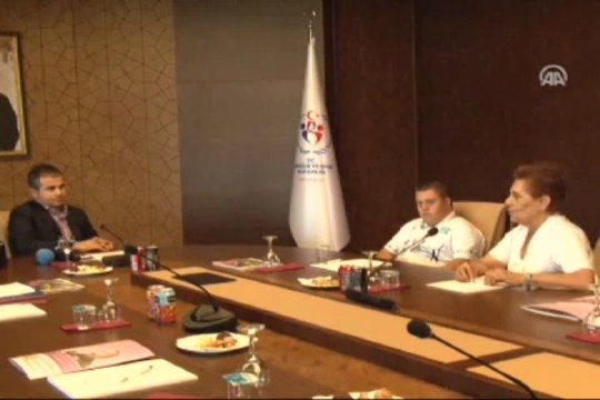 Bakan Kılıç Ekin'i kabul etti