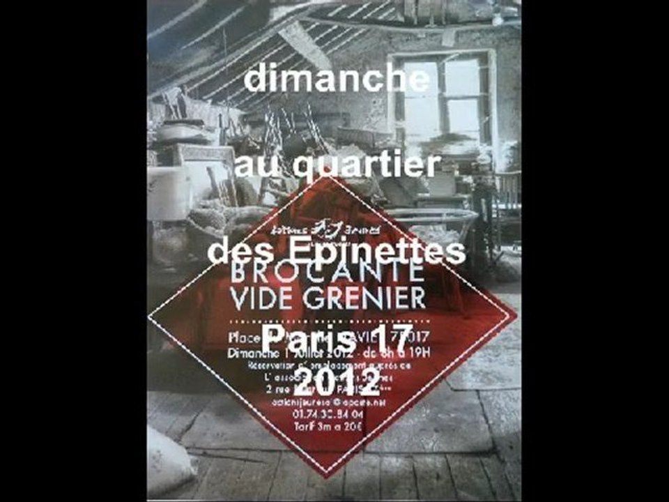 Quartier des ÉPINETTES- Paris 17 -juillet 2012