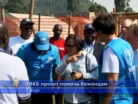 Беженцы из Конго дерутся из-за каши