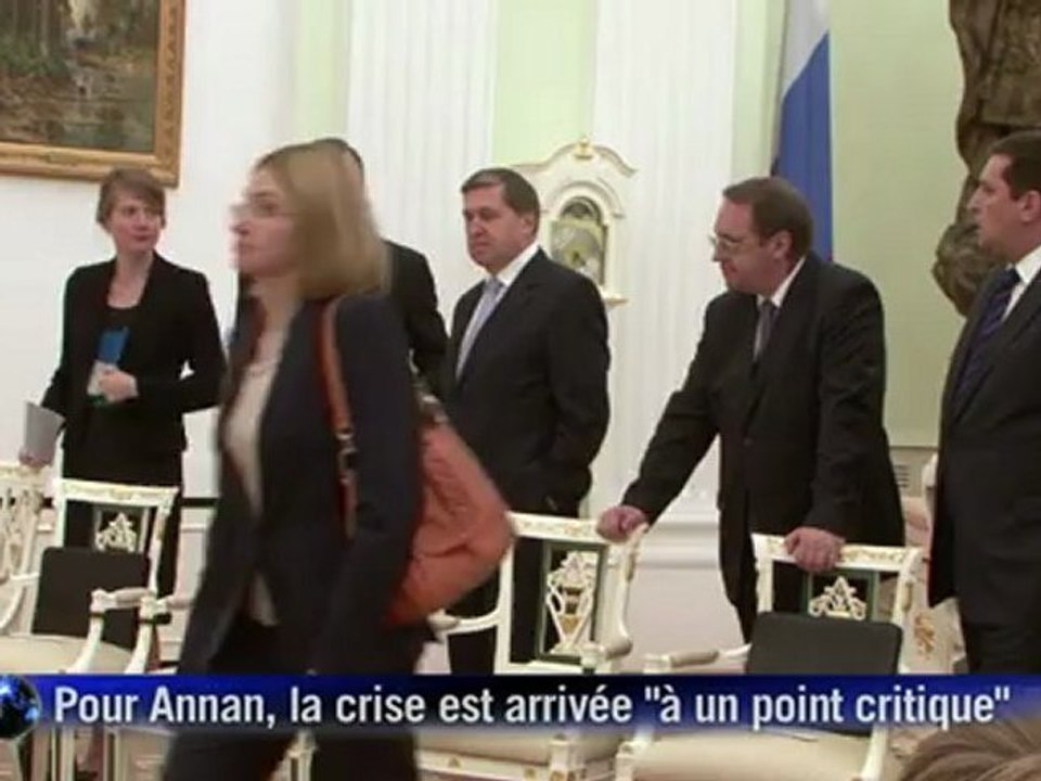 Syrie: l'émissaire Kofi Annan à Moscou