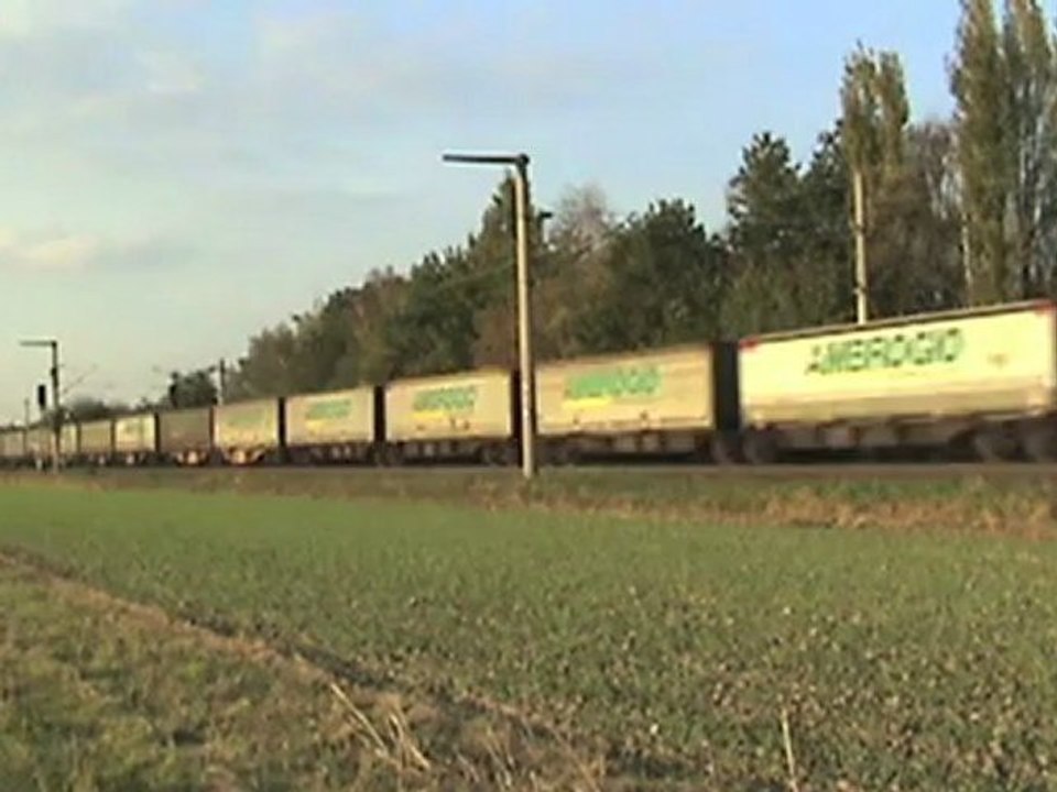 Züge bei Brühl Walberberg, 145, 185, 111, 5x 101, 3x 146, 4x 425, 4x 460