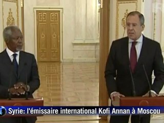 Syrie: le patron de l'ONU exhorte Moscou à renforcer la pression