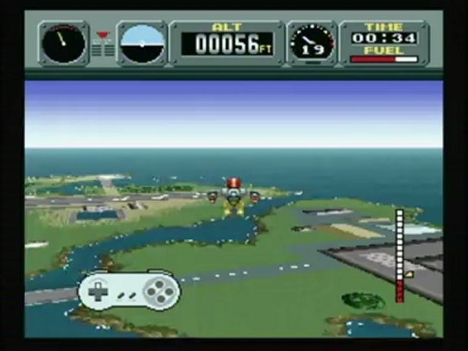 CGRundertow PILOTWINGS for Super Nintendo Video Game Review